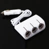 Истински мощен 120W разклонител за гнездо на автозапалка - OLESSON WHITE 1521
