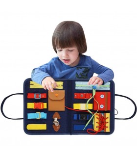 Мека Монтесори бизиборд книжка