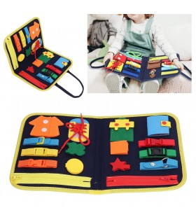 Мека книжка монтесори - Busy Board бебе