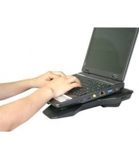 Охладителна подложка За лаптоп, Универсална, USB, Синя подсветка - 878