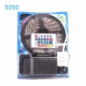 Комплект RGB LED лента 5 метра, диод 5050, с дистанционно и захранване