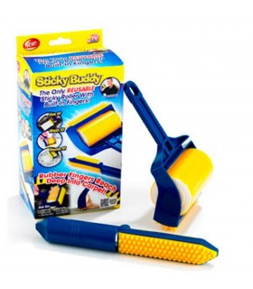 STICKY BUDDY КОМПЛЕКТ МИЕЩИ РОЛКИ ЗА ОБИРАНЕ НА КОСМИ 2 В 1