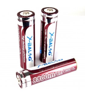 X-BALOG Презреждаема 18650 Li-Ion Батерия 8800mAh 4.2V
