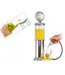 ДИСПЕНСЪР ЗА НАПИТКИ С РЕТРО ДИЗАЙН НА БЕНЗИНОВА КОЛОНКА