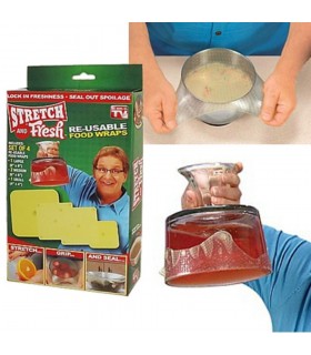 Универсални силиконови капаци Stretch and Fresh 3 бр.