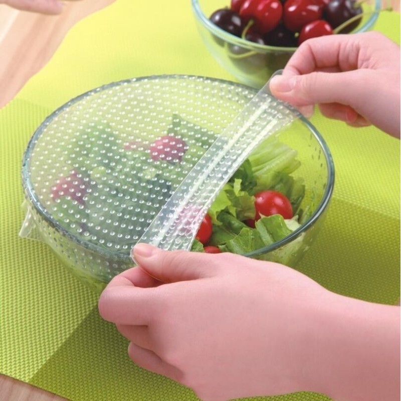 Универсални силиконови капаци Stretch and Fresh 3 бр.