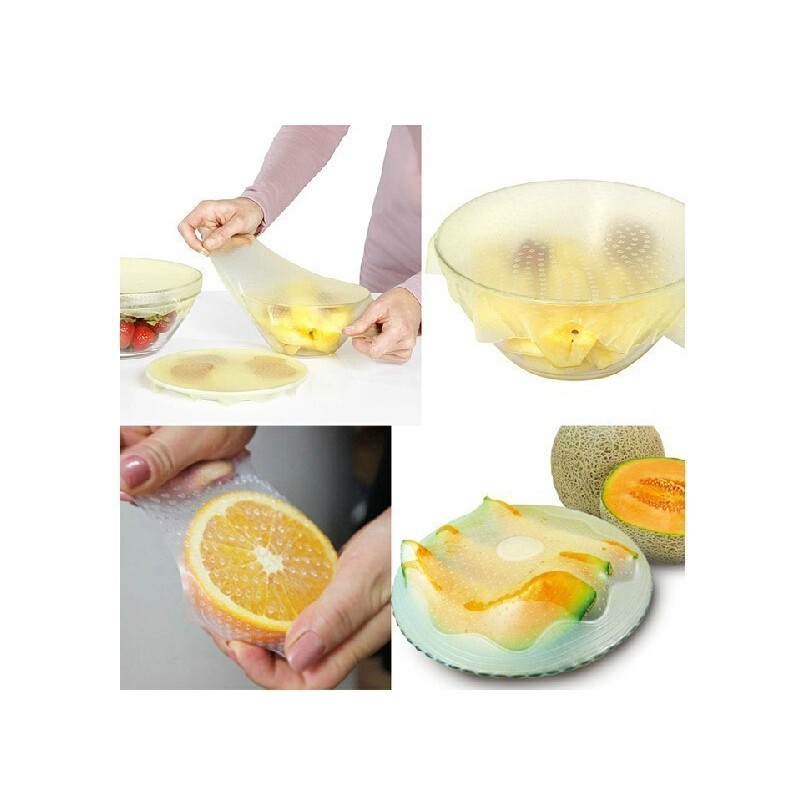 Универсални силиконови капаци Stretch and Fresh 3 бр.