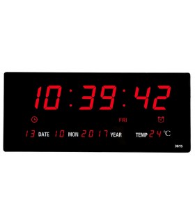 Голям стенен LED електронен часовник JH 3615
