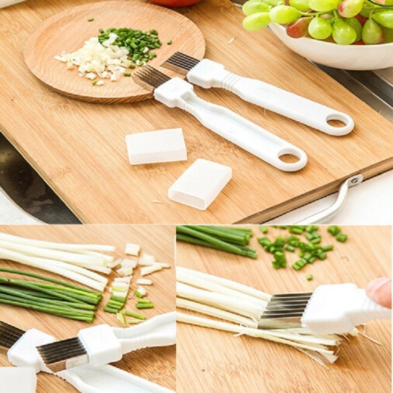 Домакински нож за рязане на пресен лук и праз