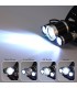 Мощен троен челник с 1 CREE LED+2 COB LED Диода с мощност 3000lm 30W