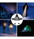Мощен троен челник с 1 CREE LED+2 COB LED Диода с мощност 3000lm 30W