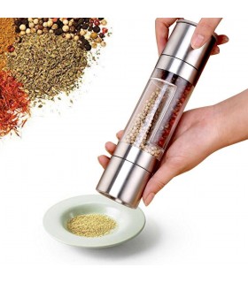 Сол и Пипер комбинира удобството на 1 мелница за 2 подправки