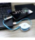 USB кабел 2в1 за адроид смартфони и Iphone, телескопичен