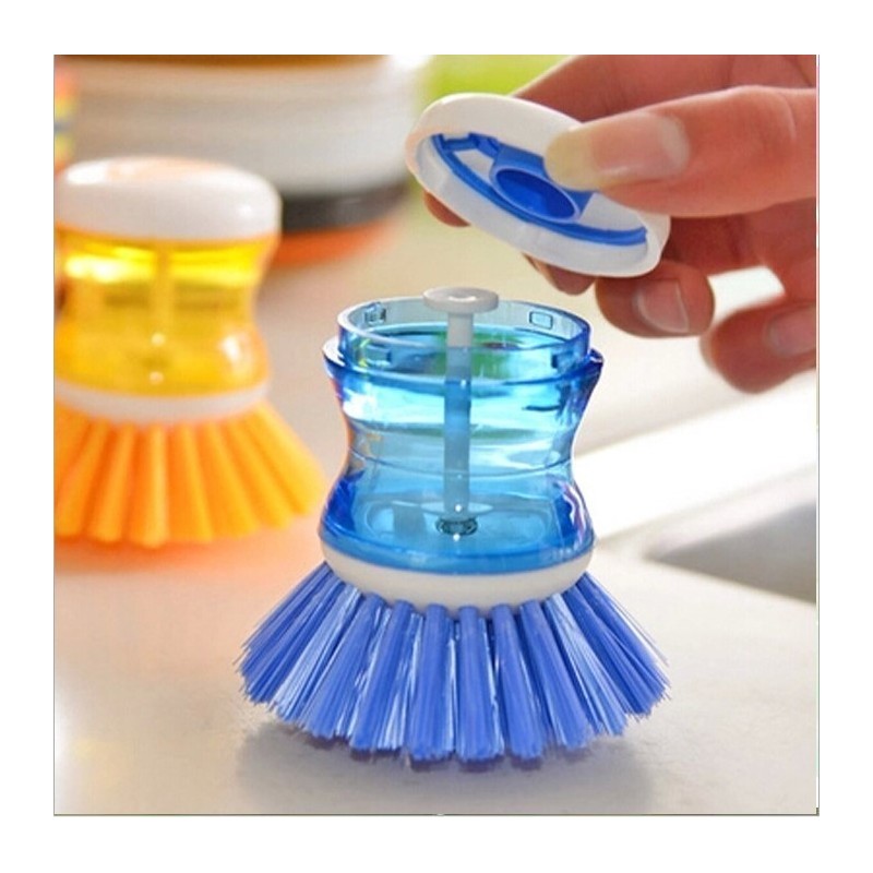 Домакинска четка за миене с контейнер за препарат