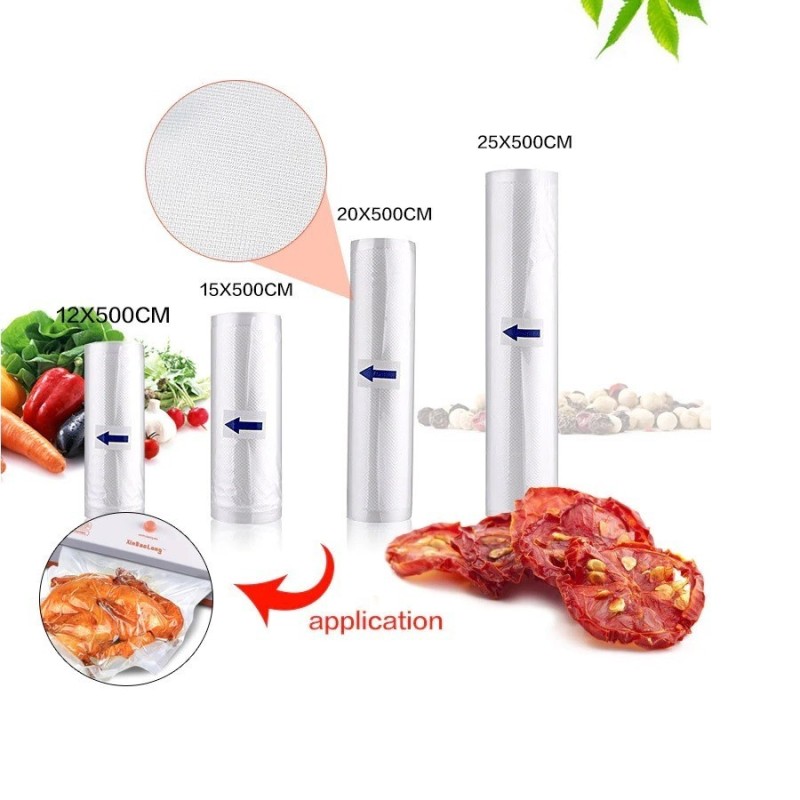 Пликове за вакуумно съхранение на храна, ролка 25х500 см.