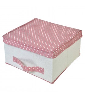 Декоративна Текстилна кутия за съхранение 30х30х16 см.