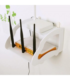 Стенна етажерка и поставка за рутер