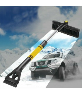 Телескопична Стъргалка за лед с четка за сняг