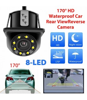 Водоустойчива камера за задно виждане с нощен режим с хоризонтален монтаж