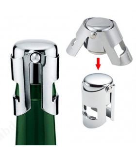 Тапа за вино от неръждаема стомана