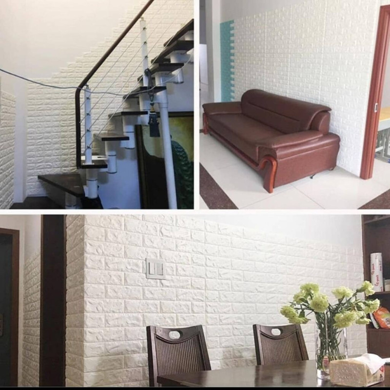 Тапет 3D тухли/ самозалепващ