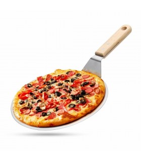 Лопатка за пица с дървена дръжка
