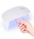 UV/LED лампа за маникюр и педикюр Sun Mini, Розова, Мощност 6 W
