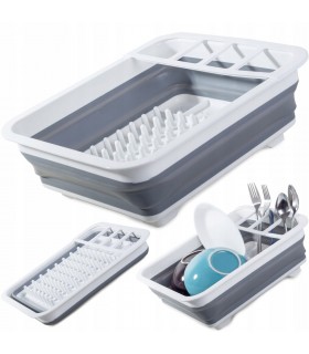 Мултифункционална сгъваема сушилня за съдове и прибори