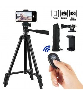 СТАТИВ ЗА КАМЕРА/ФОТОАПАРАТ ТЕЛЕСКОПИЧЕН ДО 110 СМ.