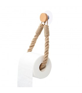 Въжена поставка за тоалетна хартия без пробиване