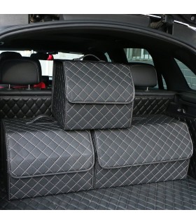 Чанта-органайзер за автомобилен багажник, кожена