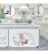 Голяма кошара за игра за деца и бебета с размери 2 x 2 метра