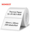 Ценови термо етикети Niimbot 50x30 мм – идеални за магазини и търговски обекти (230 бр.)