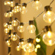 Светещ гирлянд с крушки за открито на 220V – 10 метра, 40 LED крушки